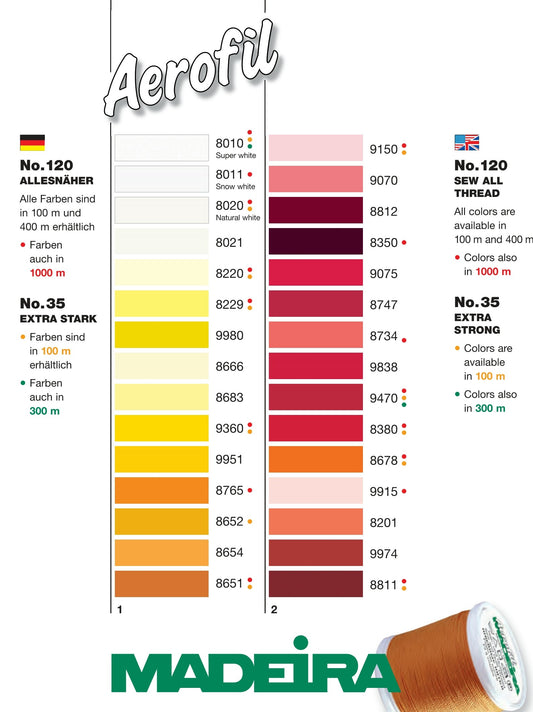 AEROFIL SAUMTVINNI NO.120 400m