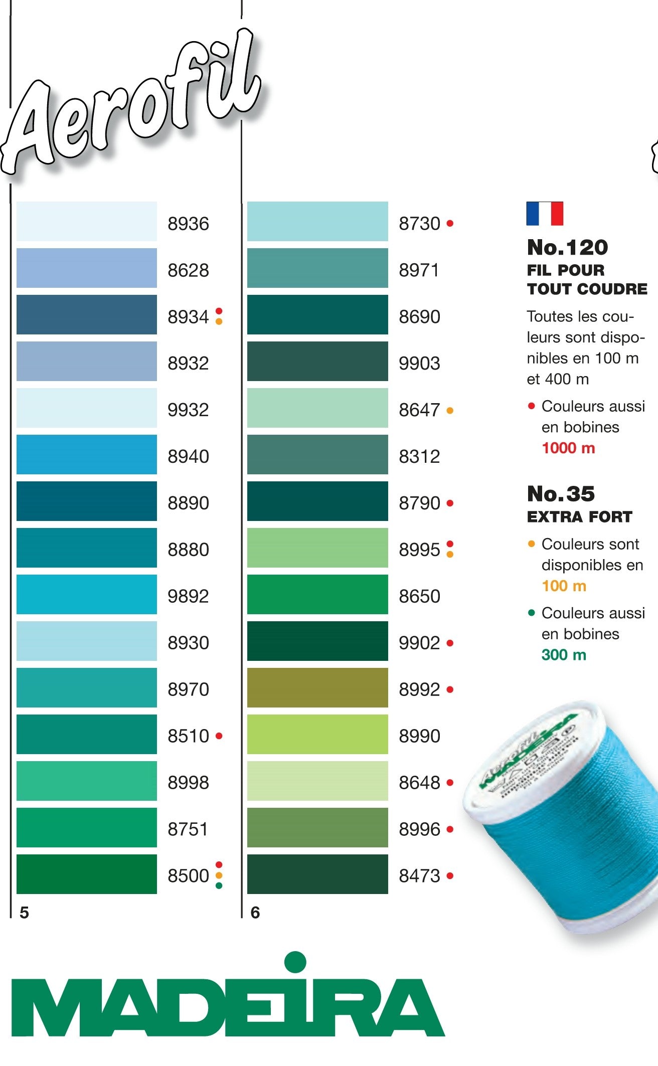 AEROFIL SAUMTVINNI NO.120 400m