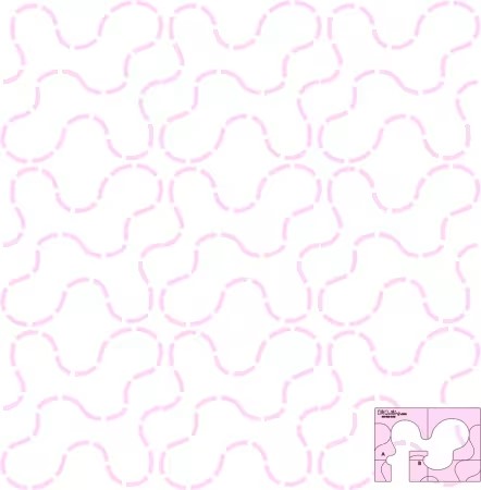 Sniðmát - Hlykkjótt, minna