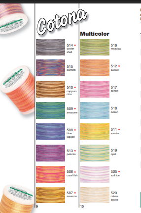 Madeira Cotona No.30 Multicolor